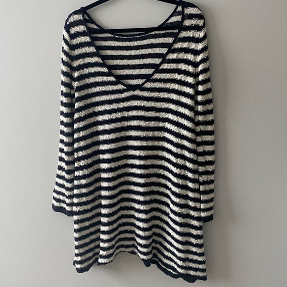 Free People Striped Knit Dress - Picture 5 of 7